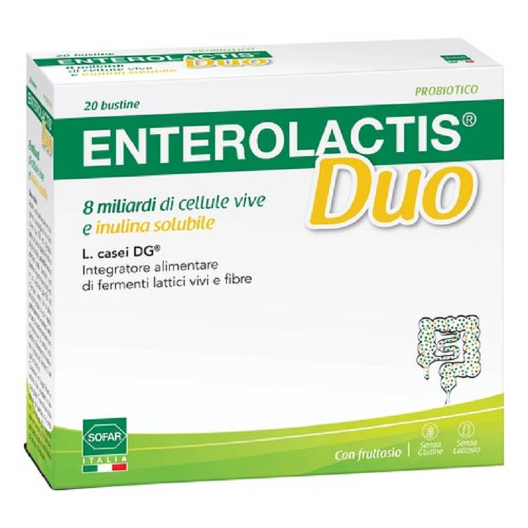 ENTEROLACTIS DUO POLV 20BUST