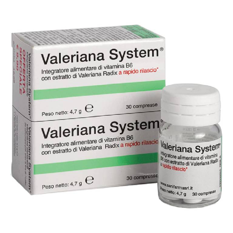 VALERIANA SYSTEM 30CPR+30CPR